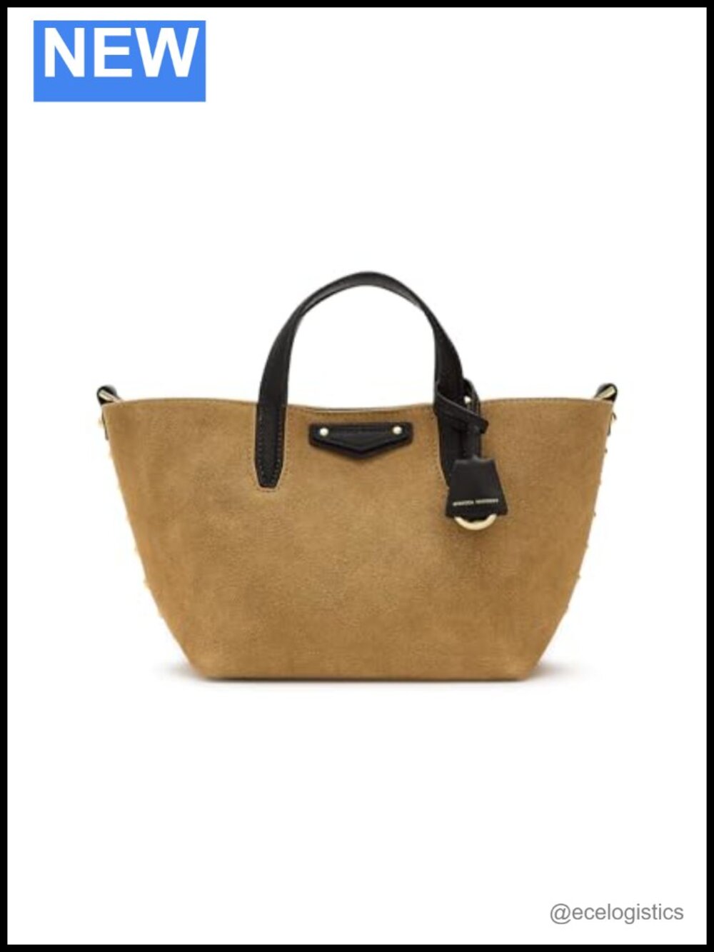 Genuine Leather Tote Bag, Crossbody Strap, Structured Handbag, Work Bag